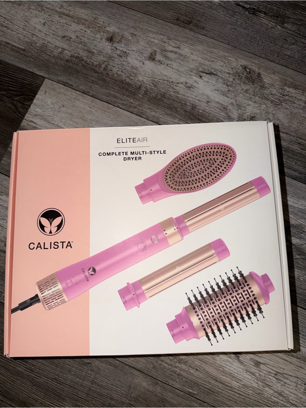 Calista EliteAir Pink Complete Multi-Style Hair Dryer Brush
